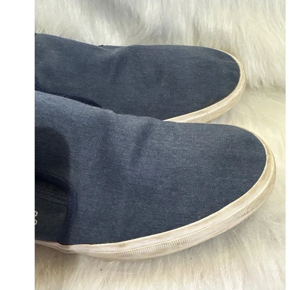 Lacoste‎ Sport Blue Denim Slip On Sneakers Casual Comfort Shoes